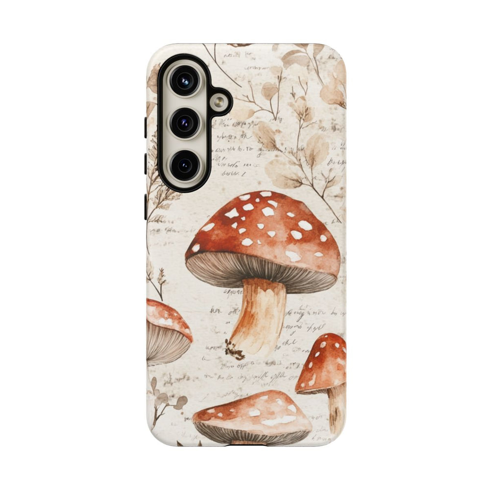 Aquarel Rode Paddenstoelen en Botanische Illustraties