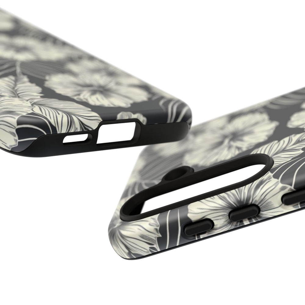 Monochroom Bloemenpatroon