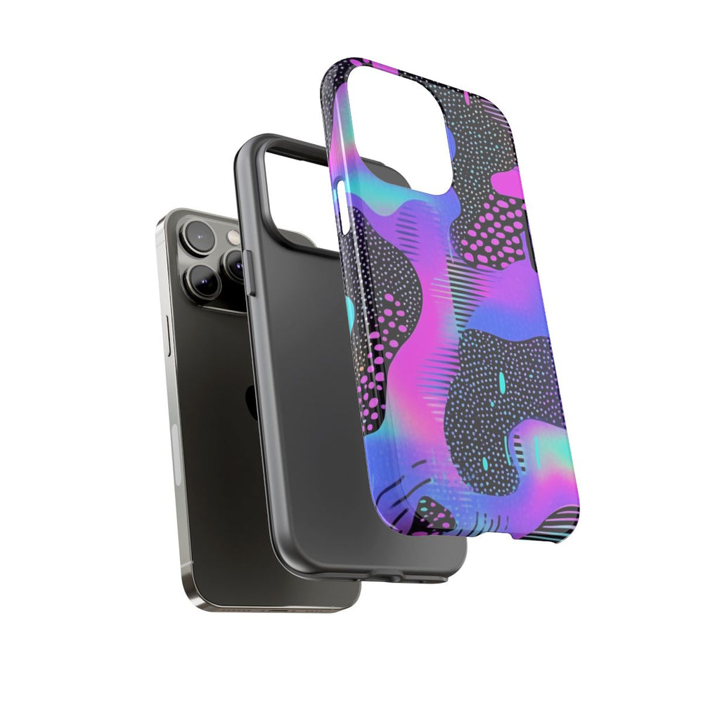 Abstract Neon Vaporwave Patroon
