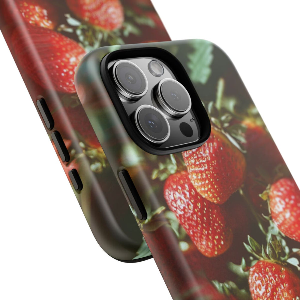 Frisse Rode Aardbeien in Tros
