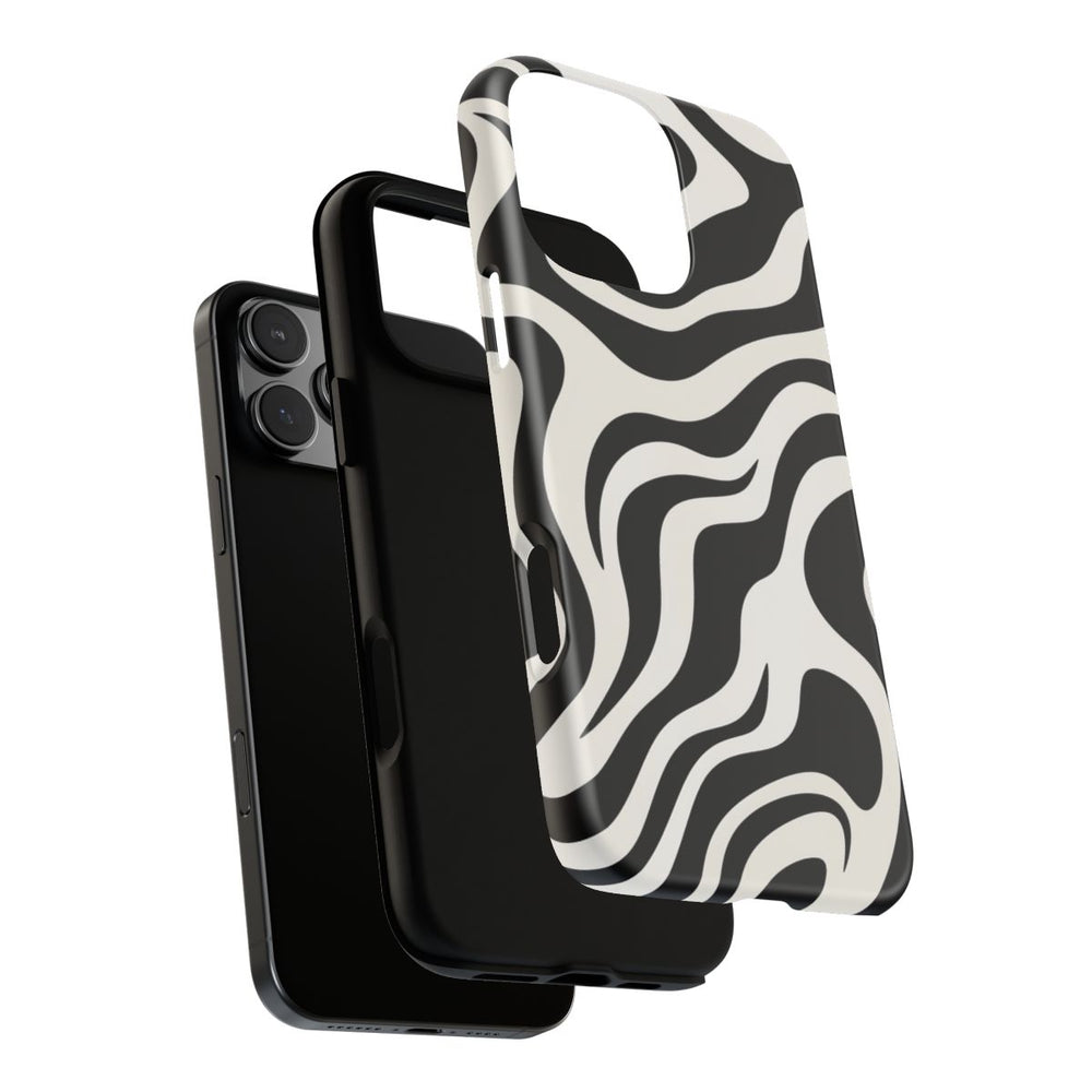 Zwart-Wit Abstract Zebra-Patroon