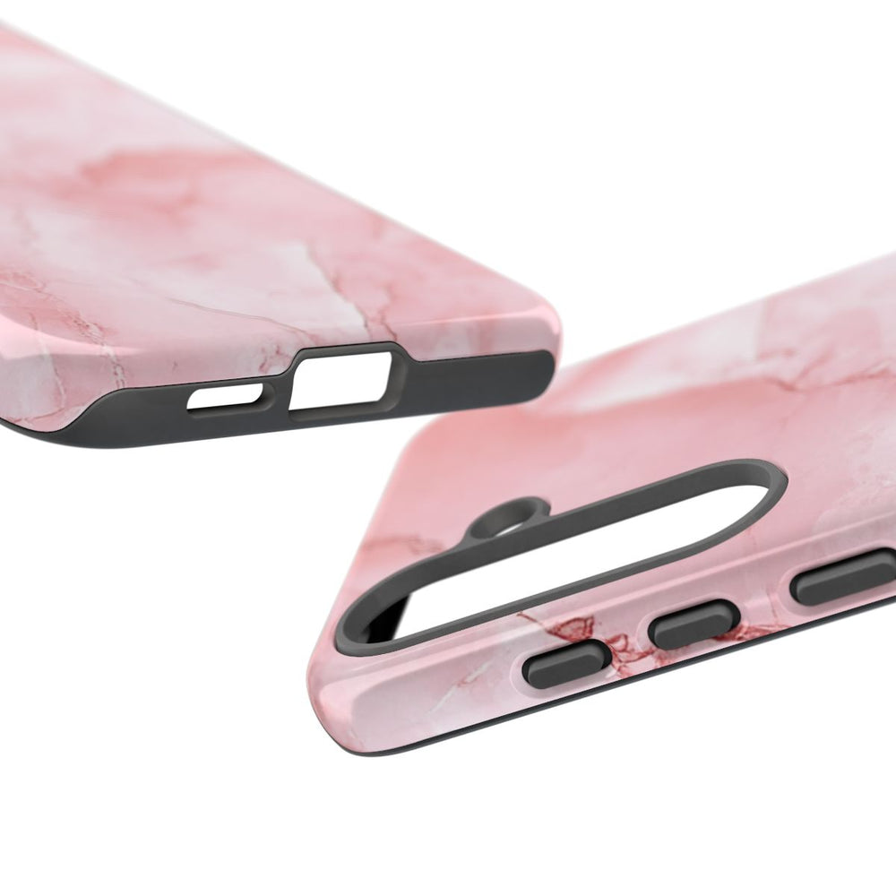 Roze Marmerstructuur met Glanzende Afwerking