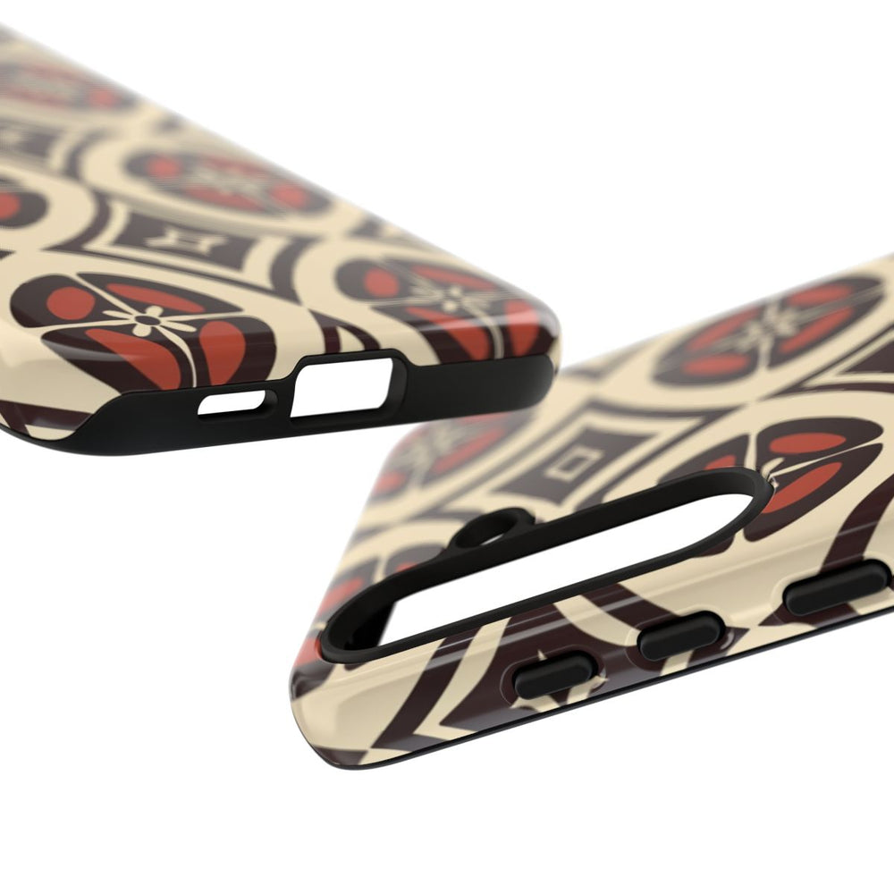 Geometrisch Bruin-Beige Patroon