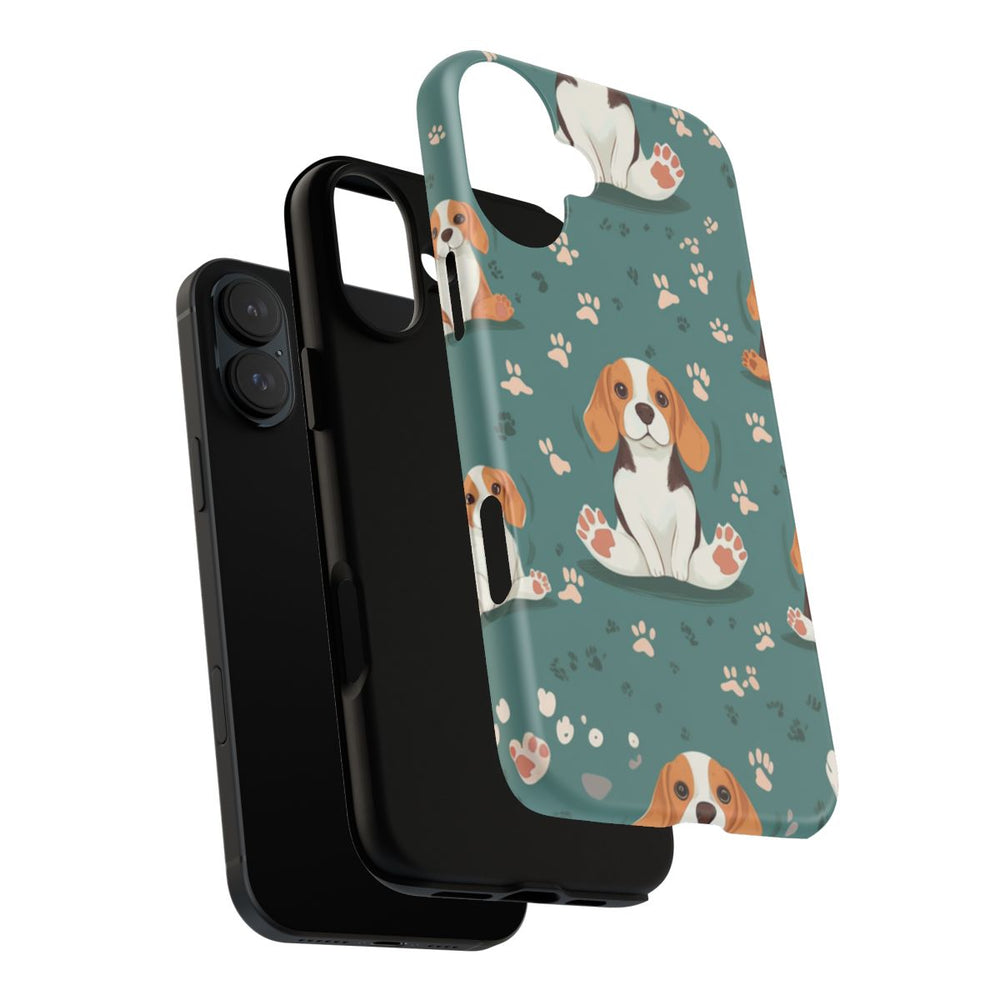 Beagles met Pootafdrukken Patroon