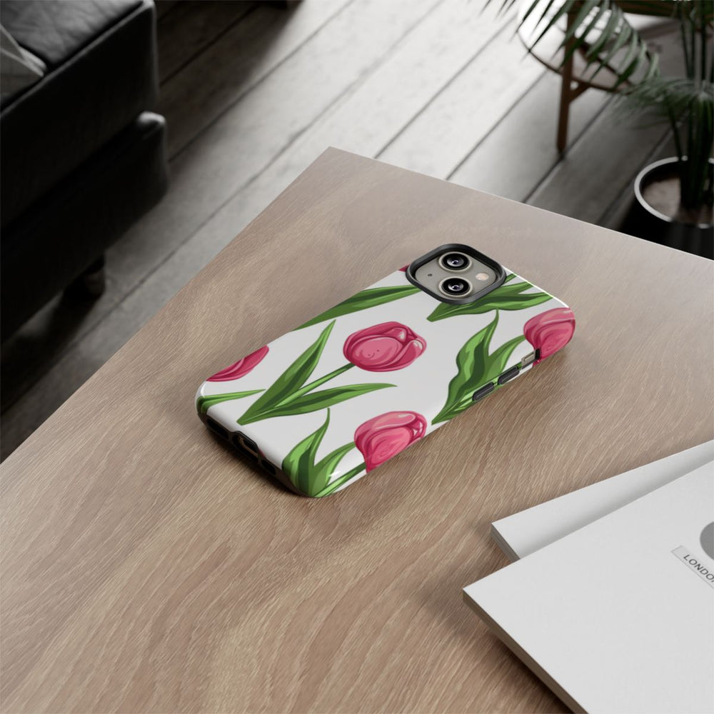 Roze Tulp Bloemenpatroon
