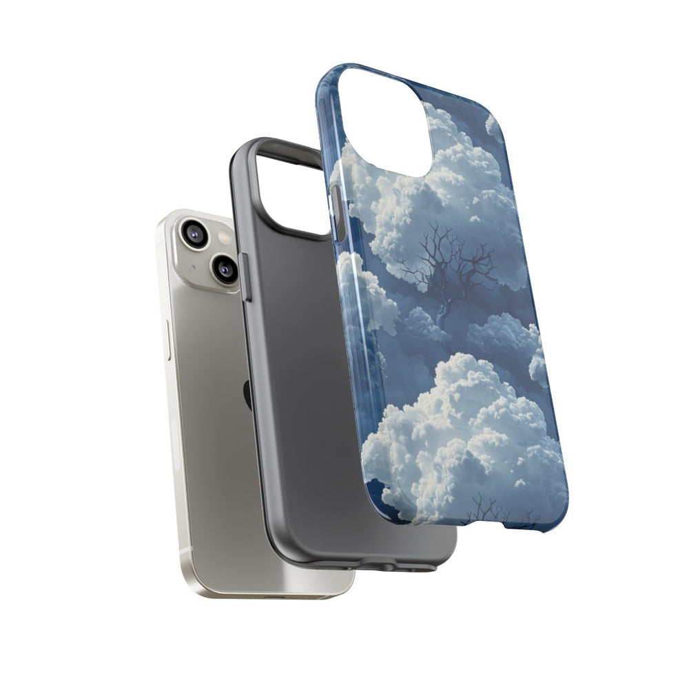3D Wolken en Boompatroon