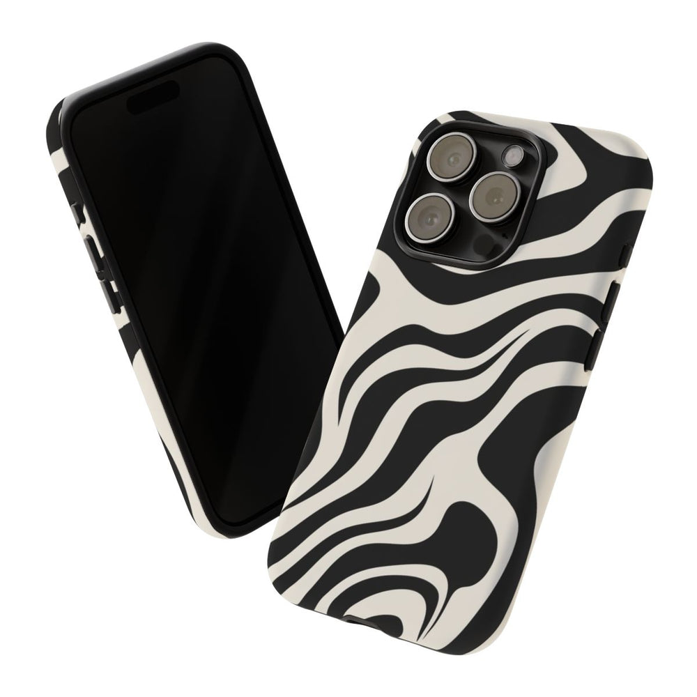 Zwart-Wit Abstract Zebra-Patroon