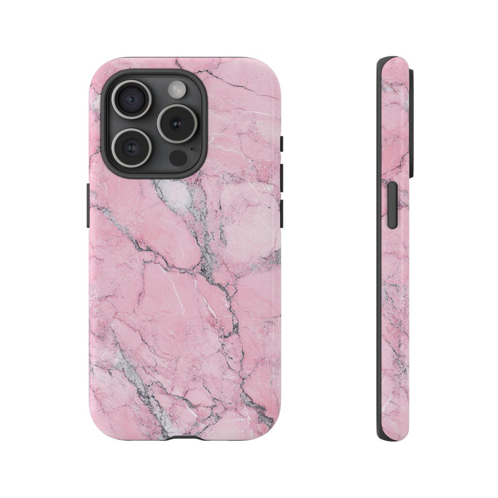Roze Marmerstructuur met Glanzende Afwerking