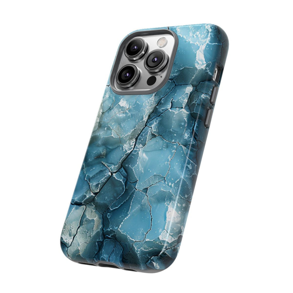 IJzige Fractalstructuur met Grunge