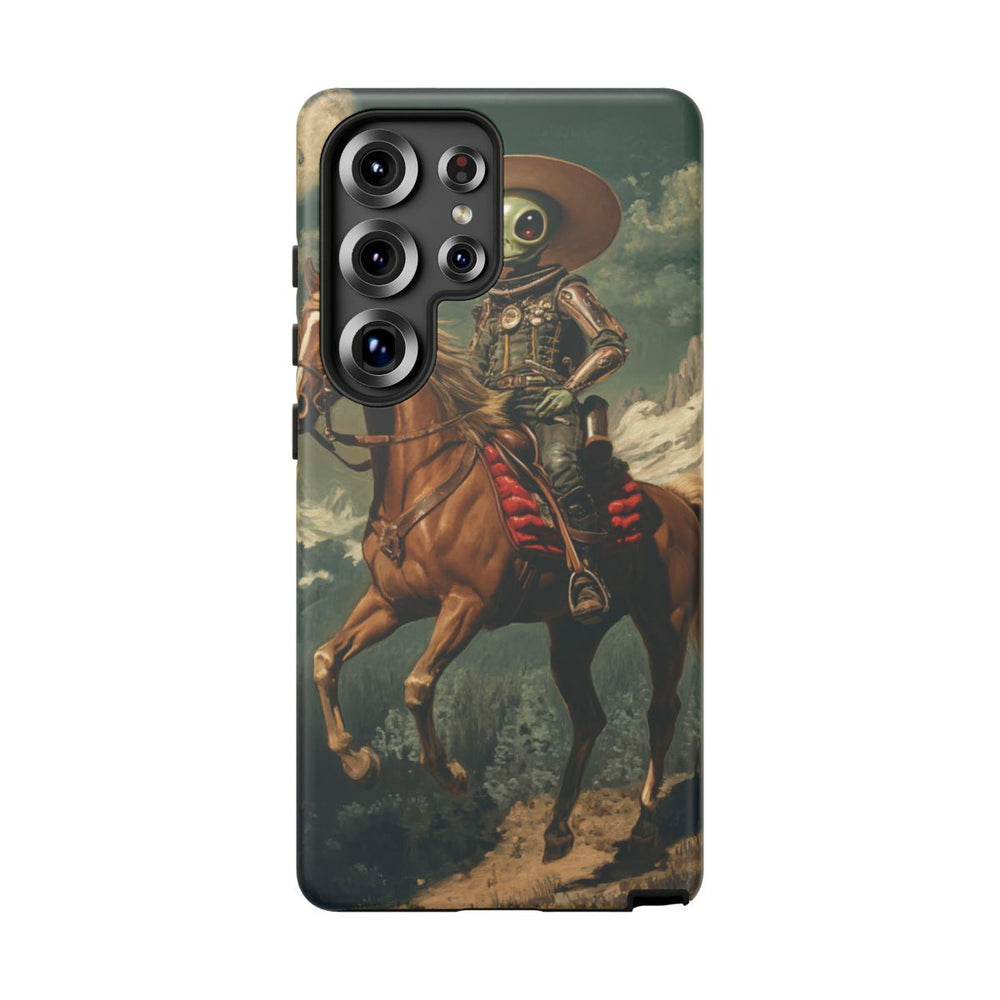 Buitenaardse Cowboy te Paard