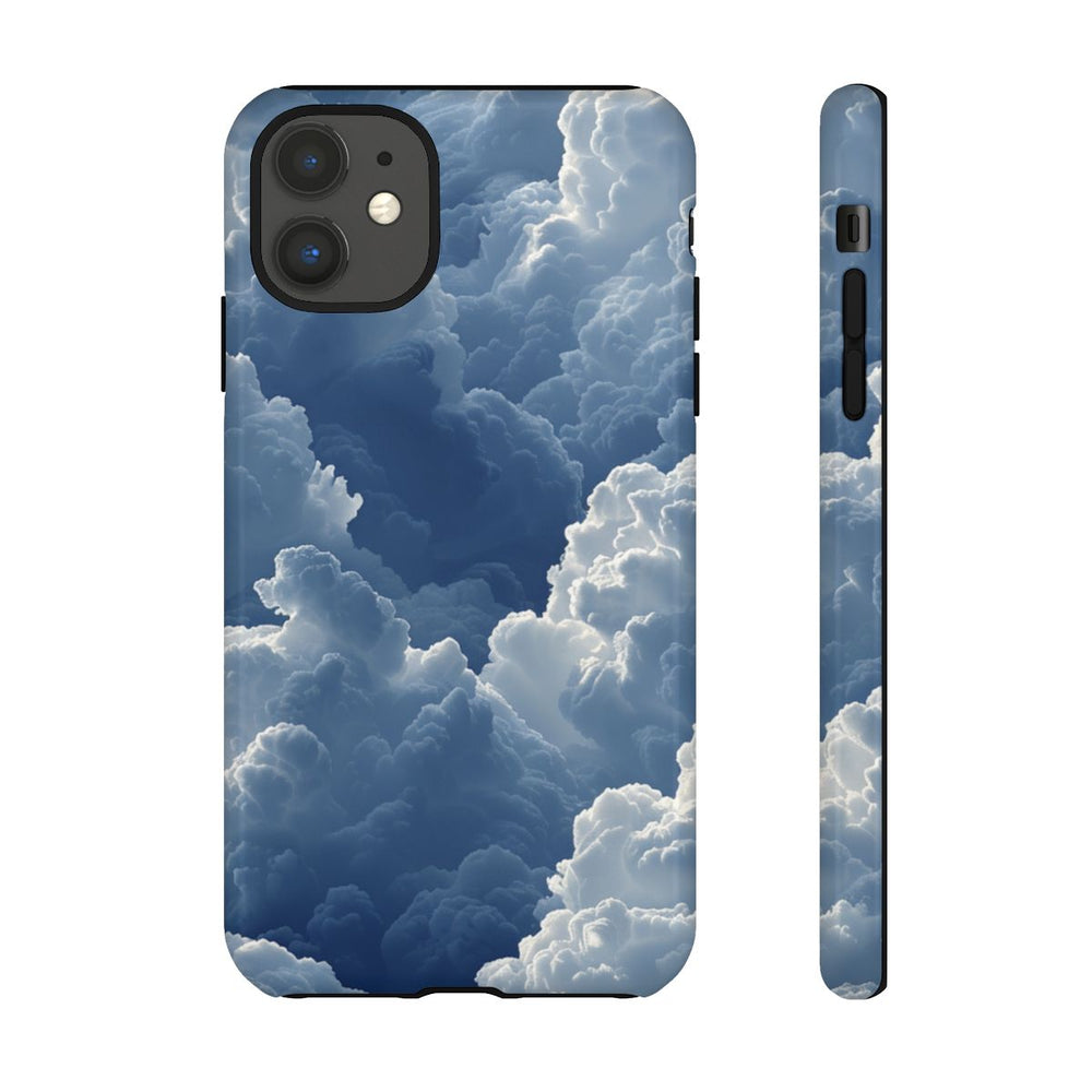 3D Blauw Wolkenpatroon