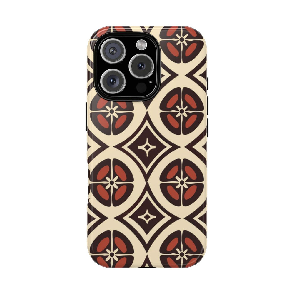 Geometrisch Bruin-Beige Patroon