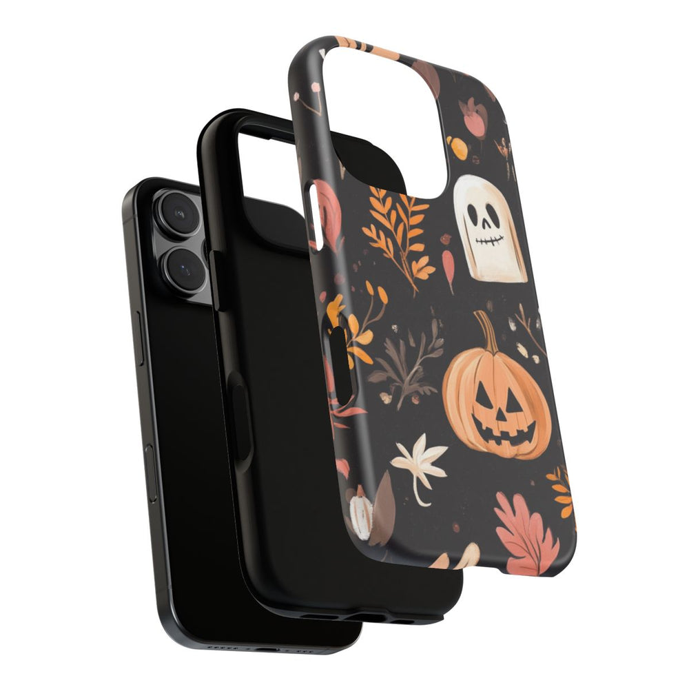 Halloween Pompoen- en Spookmotief