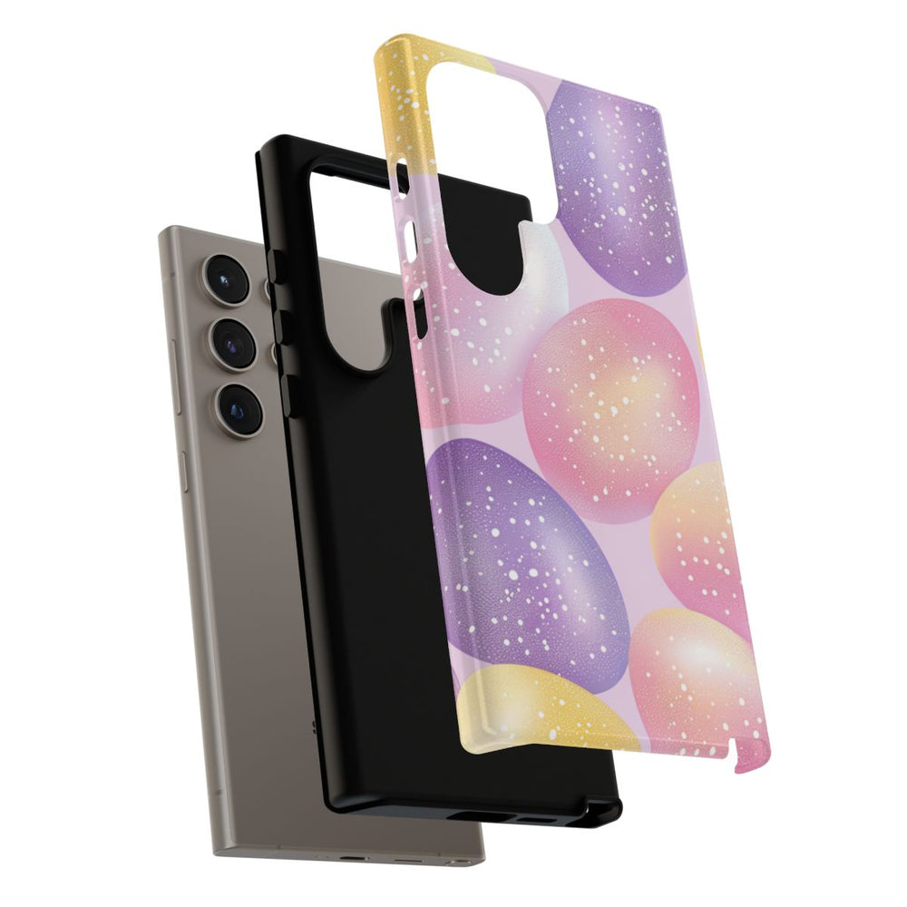 Pastelkleurige Glitter Paaseieren Patroon