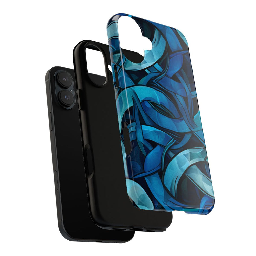 Blauw Keltisch Knoopmotief