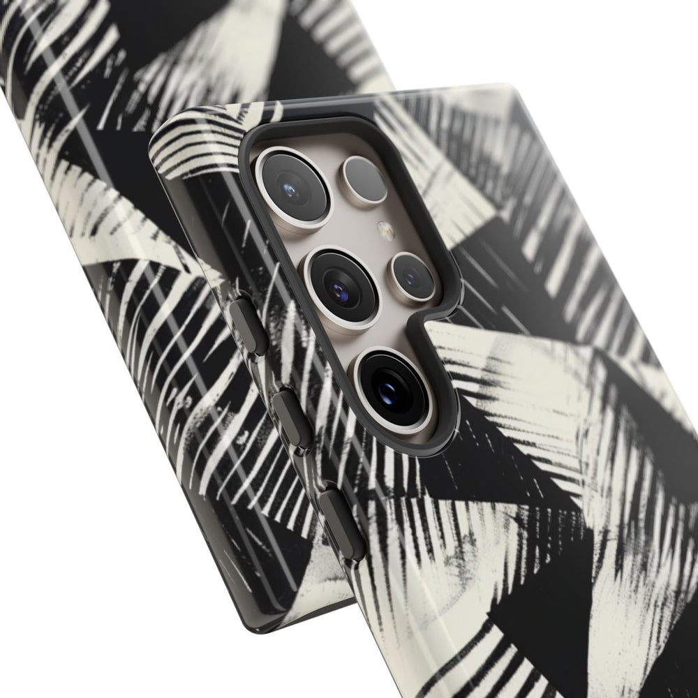 Zwart-Wit Geometrisch Patroon