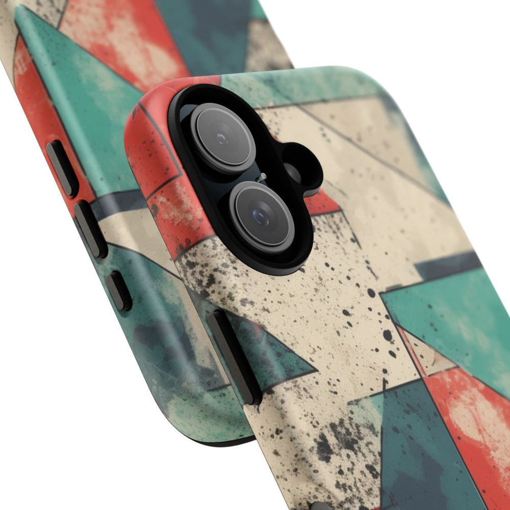 Abstract Geometrisch Patroon in Gedempte Kleuren