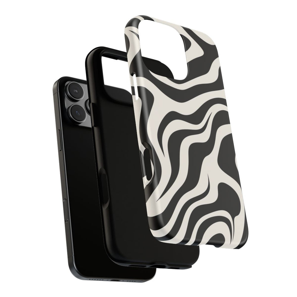 Zwart-Wit Abstract Zebrapatroon