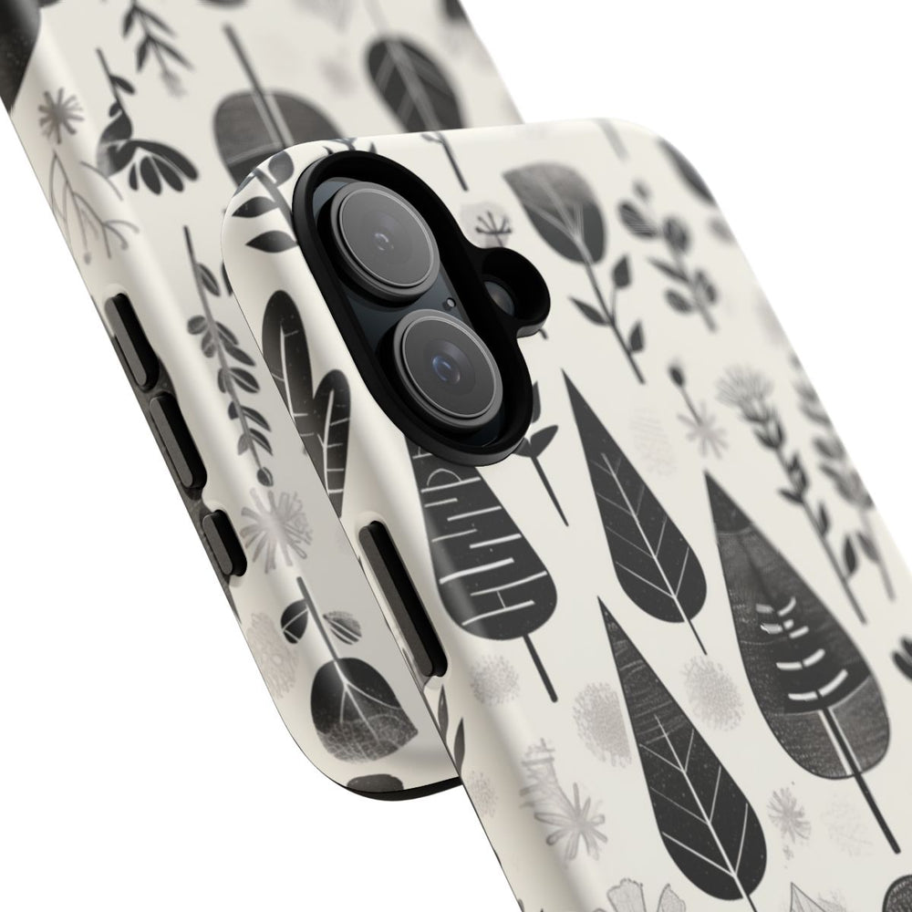 Monochroom Botanisch Patroon