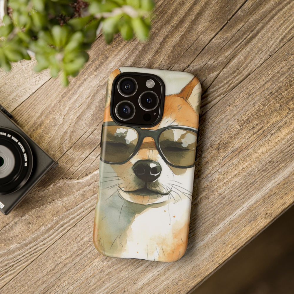 Stoere Shiba Inu met Zonnebril