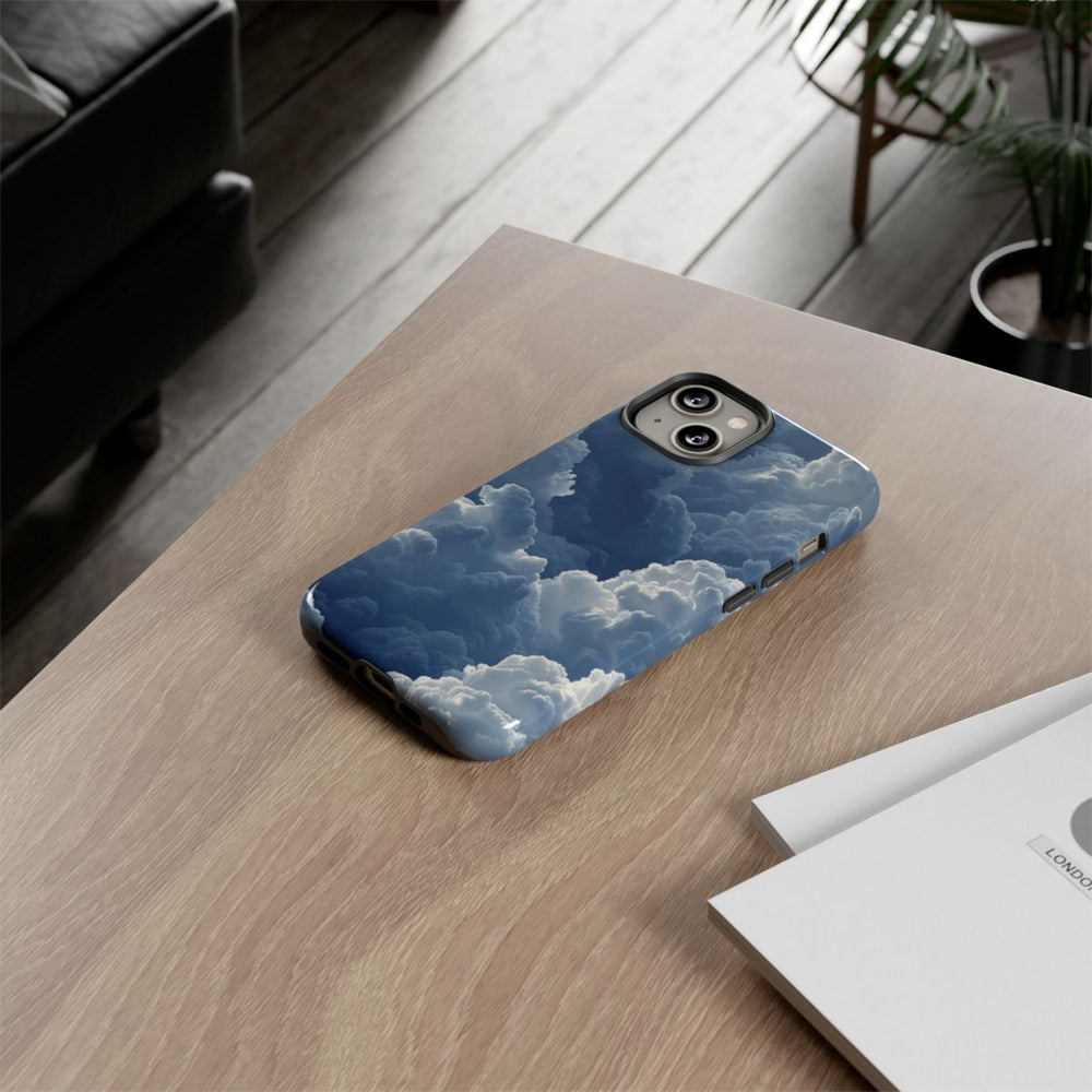 3D Blauw Wolkenpatroon