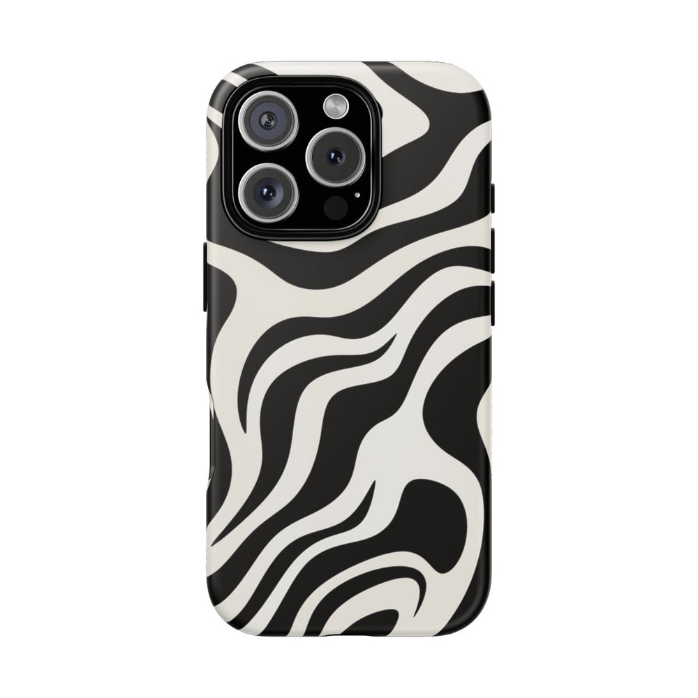 Zwart-Wit Abstract Zebra-Patroon