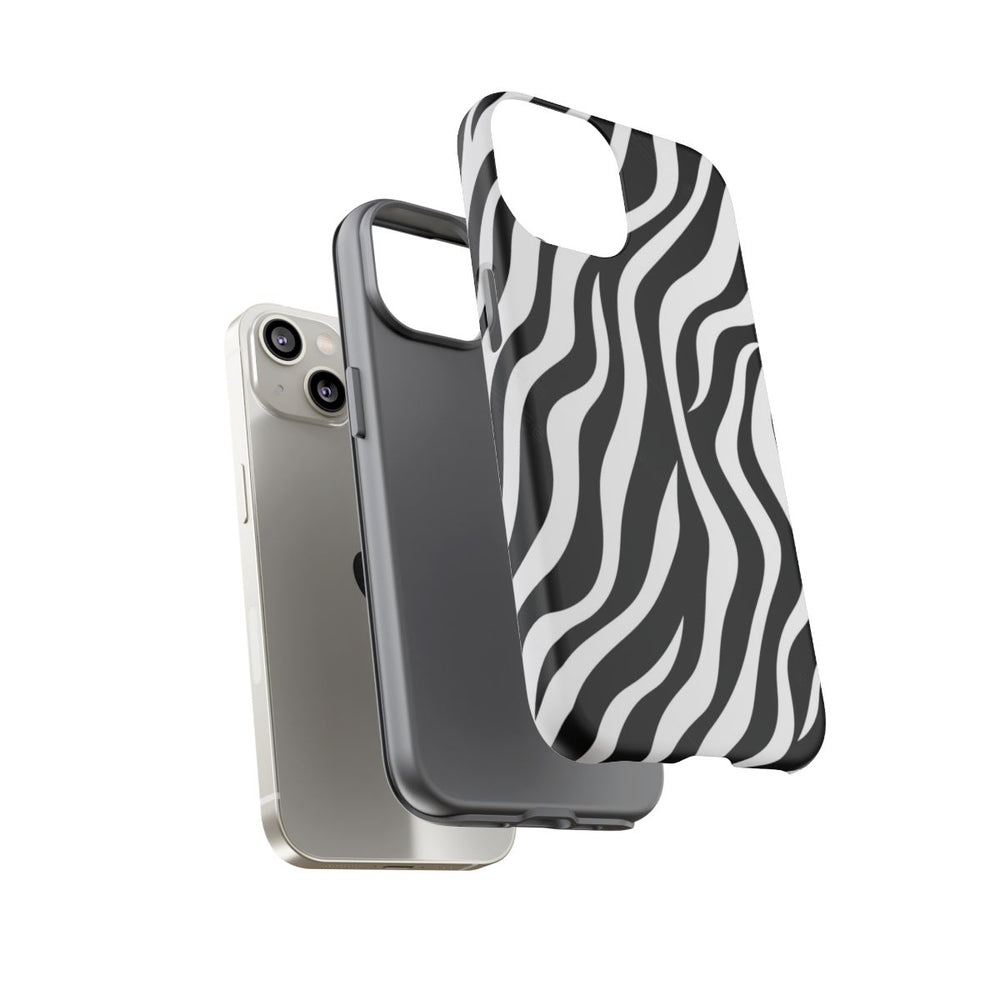 Zwart-Wit Zebra Strepenpatroon