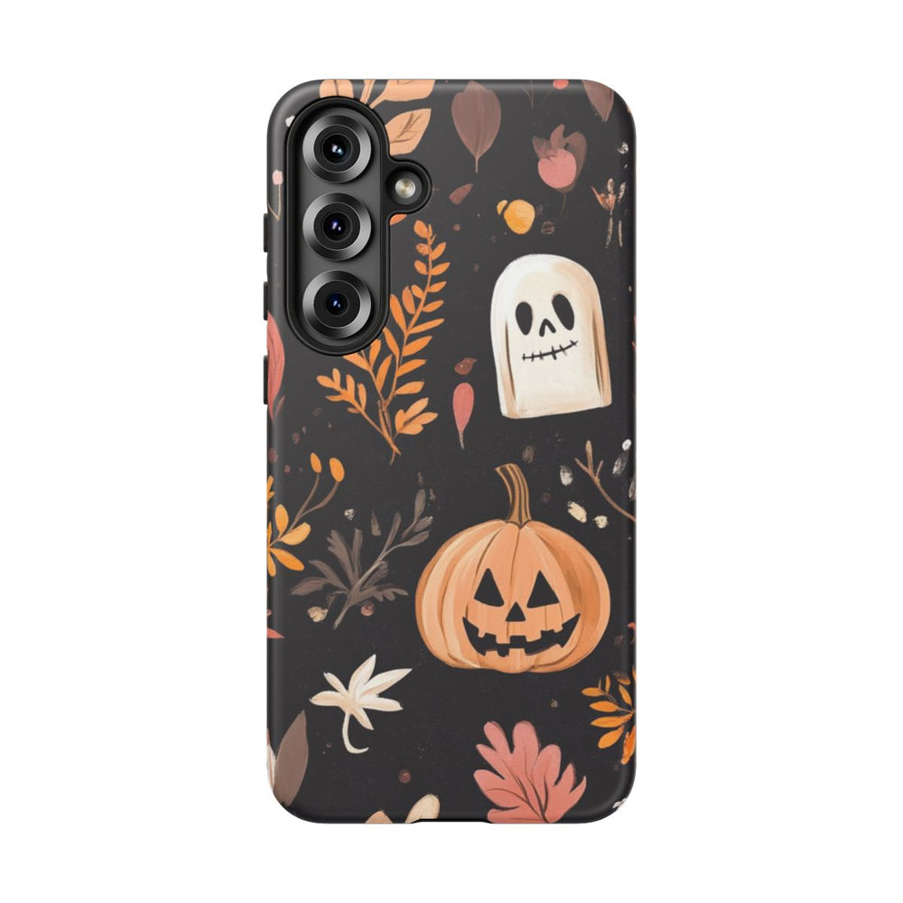 Halloween Pompoen- en Spookmotief