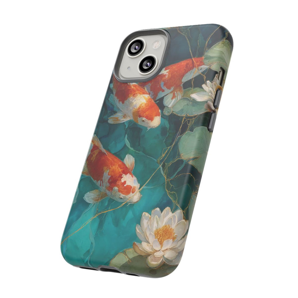 Kleurrijke Koi en Waterlelies