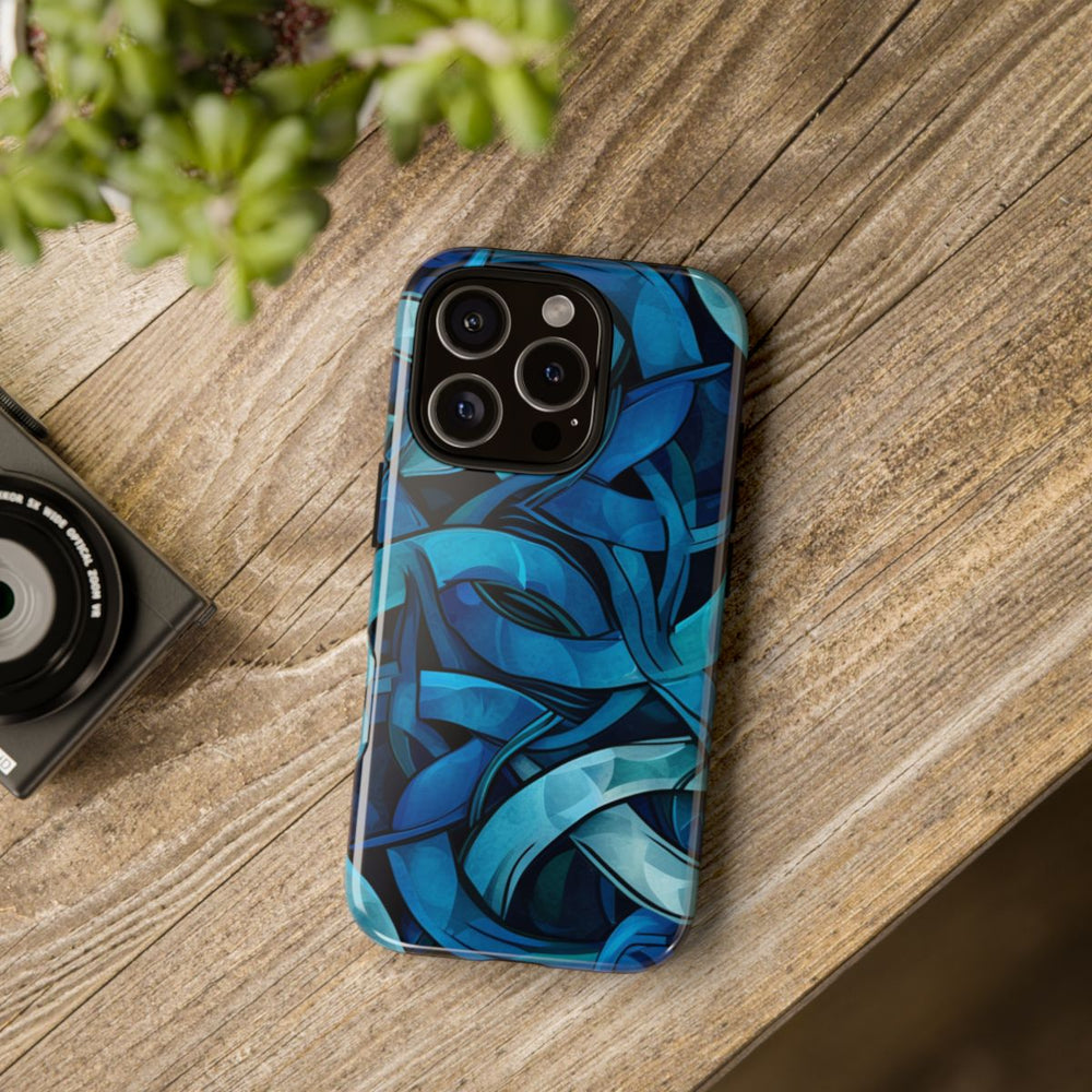 Blauw Keltisch Knoopmotief
