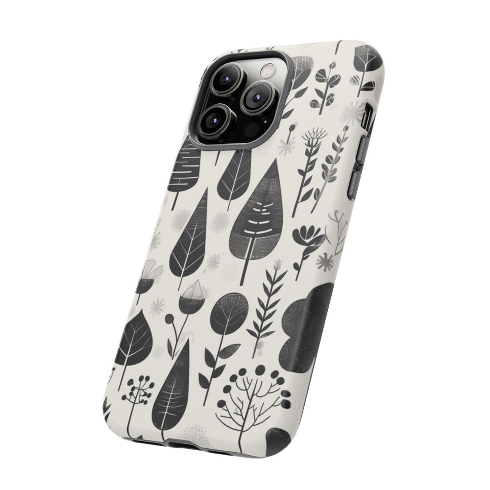 Monochroom Botanisch Patroon