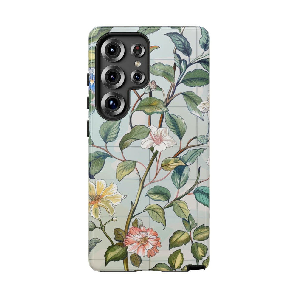 Vintage Bloemenpatroon met Vlinders