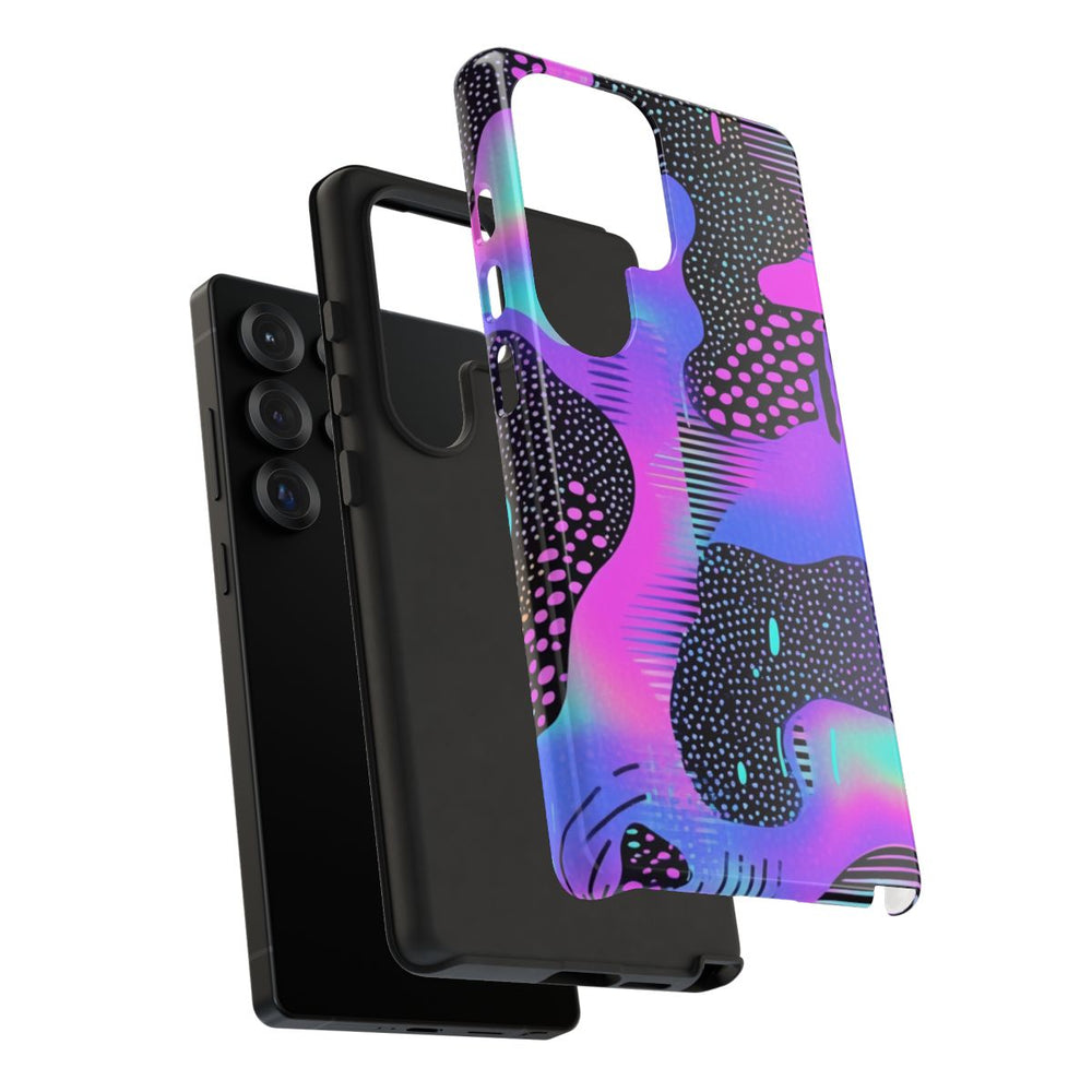 Abstract Neon Vaporwave Patroon