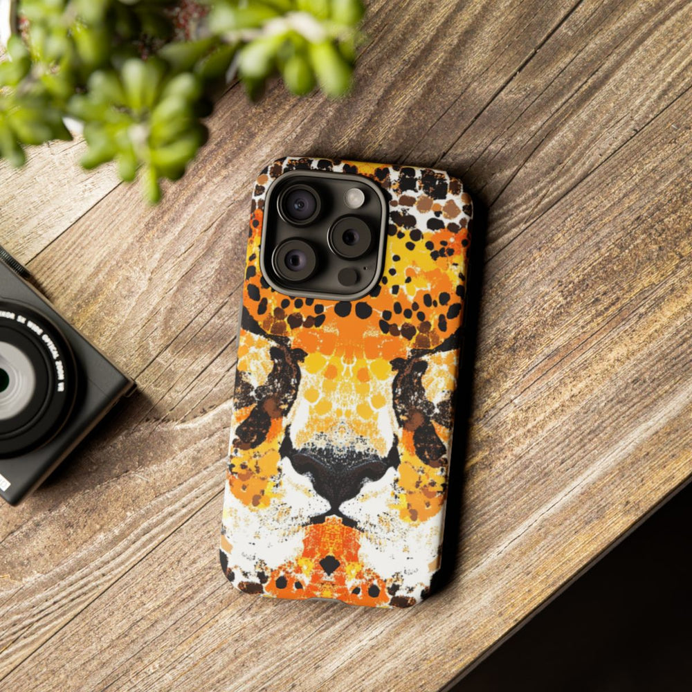 Abstracte Cheetakop met Patronen