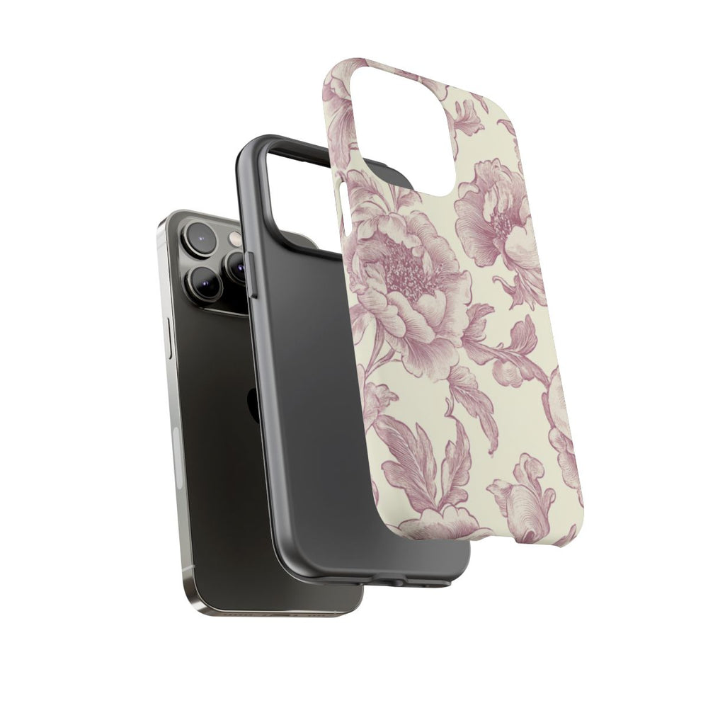 Elegante Victoriaanse Bloemenprint