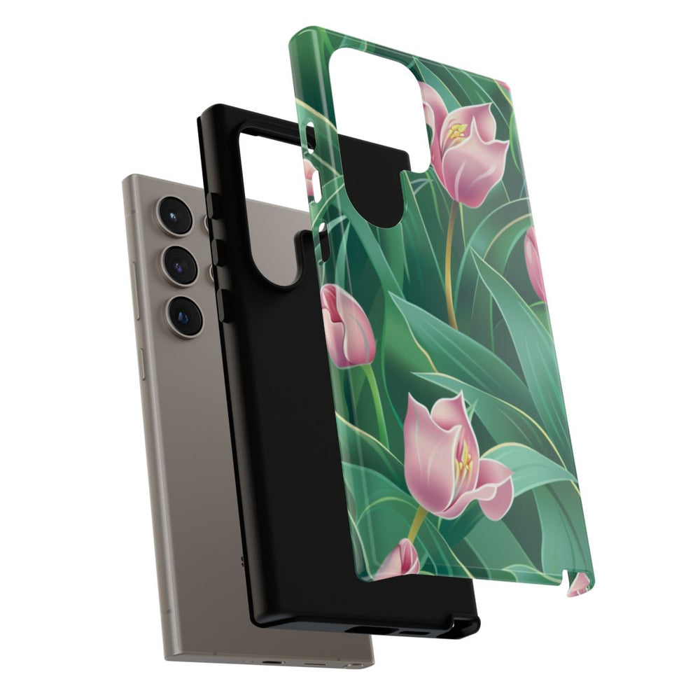 Roze Tulp Bloemenpatroon
