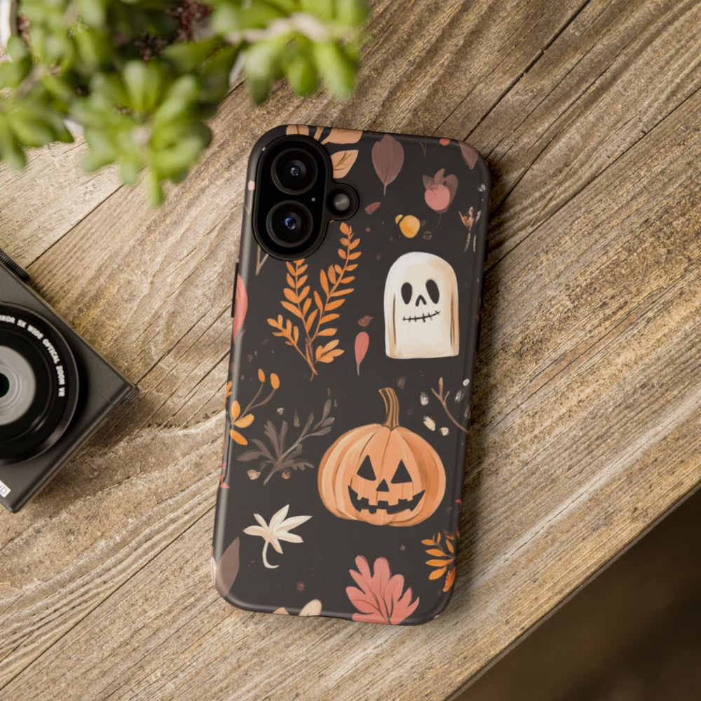 Halloween Pompoen- en Spookmotief