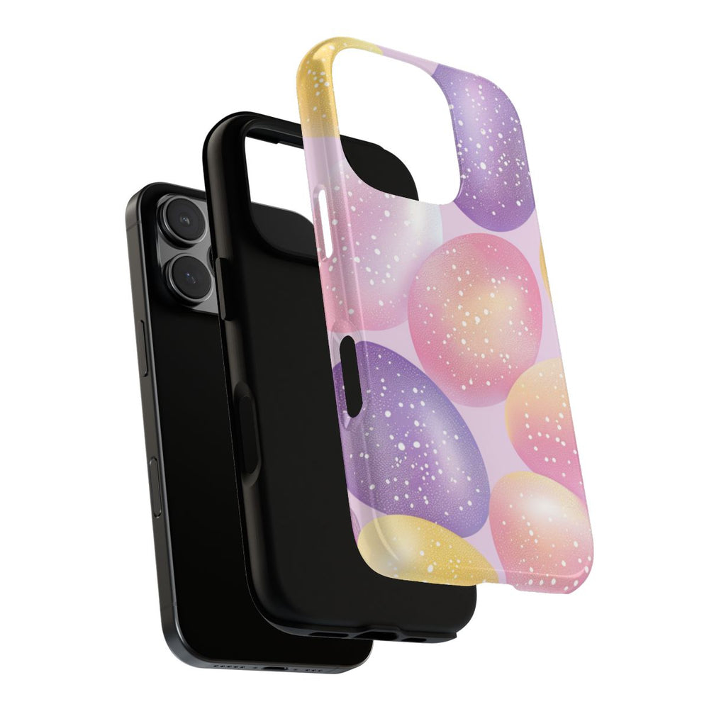 Pastelkleurige Glitter Paaseieren Patroon