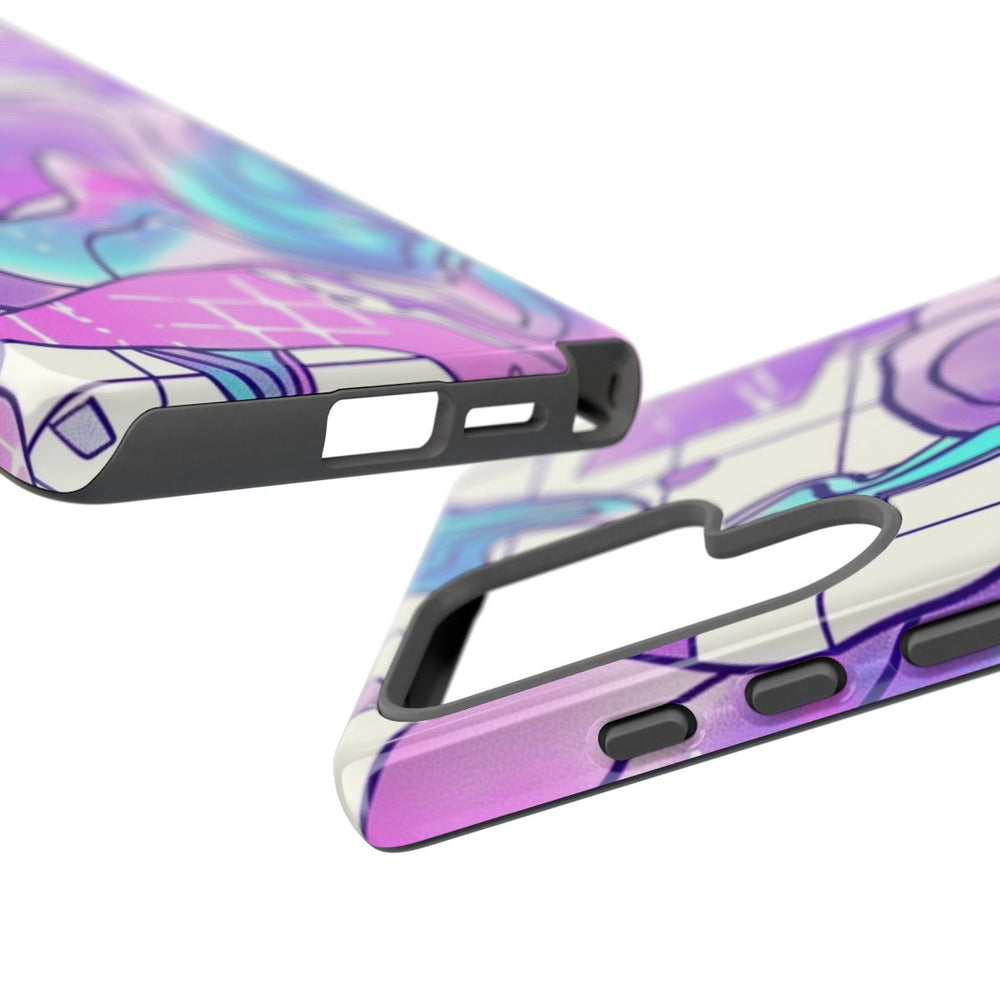 Abstract Kristal Vaporwave Patroon