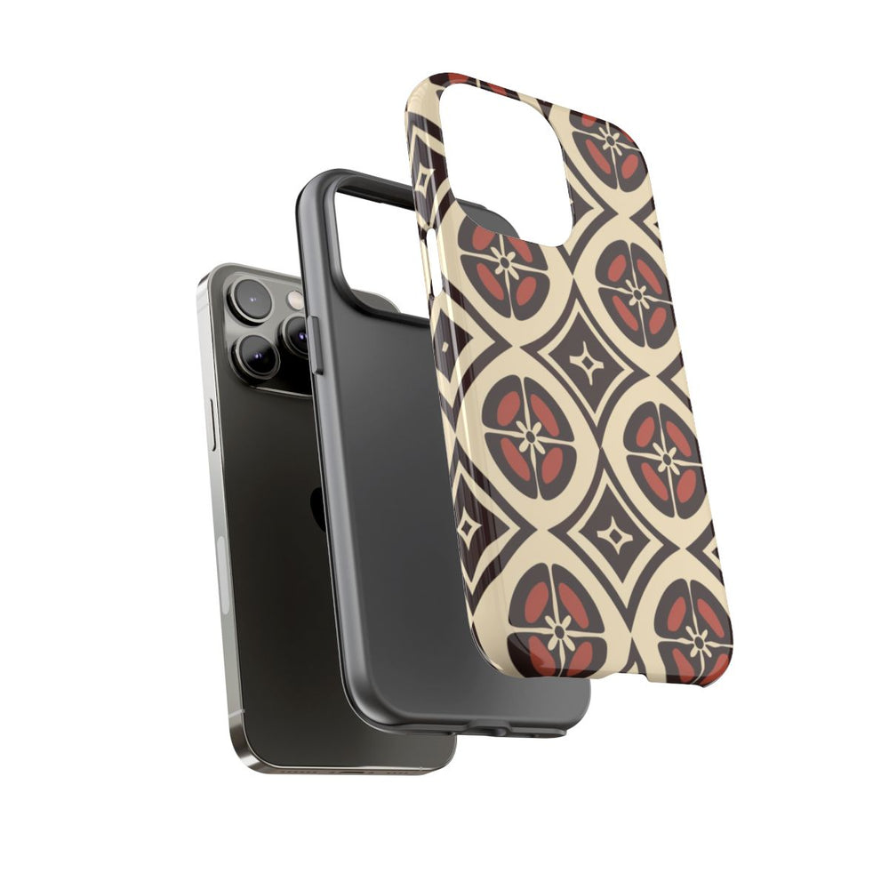 Geometrisch Bruin-Beige Patroon