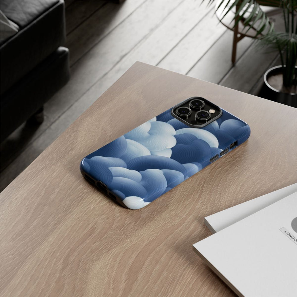 Blauw-Wit Wolkenpatroon
