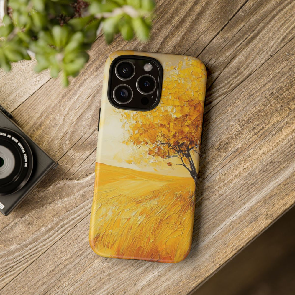 Gouden Herfstboom Landschap