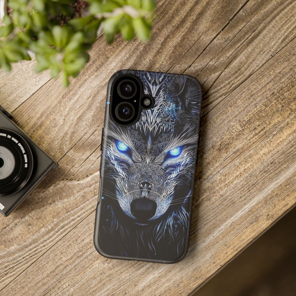 Majestueuze Wolf met Gloeiende Ogen