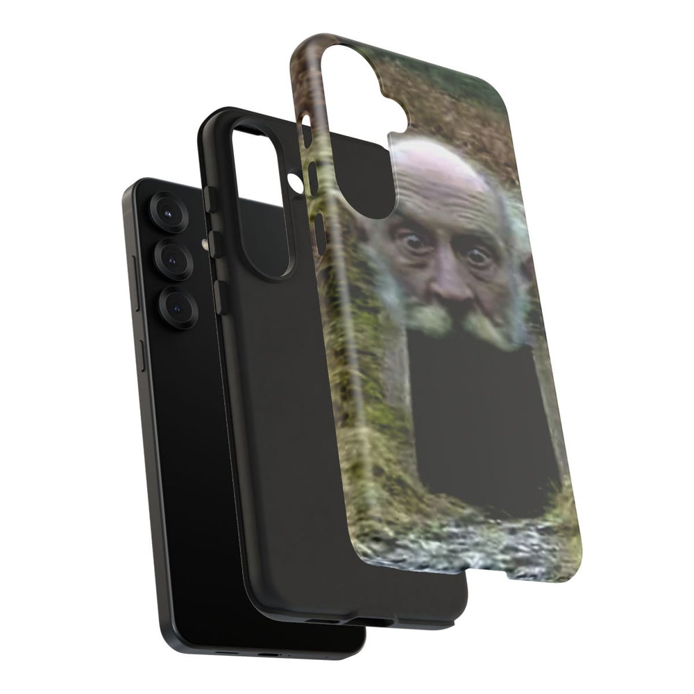 Surrealistische Reuzenhoofd-Toegang in de Natuur