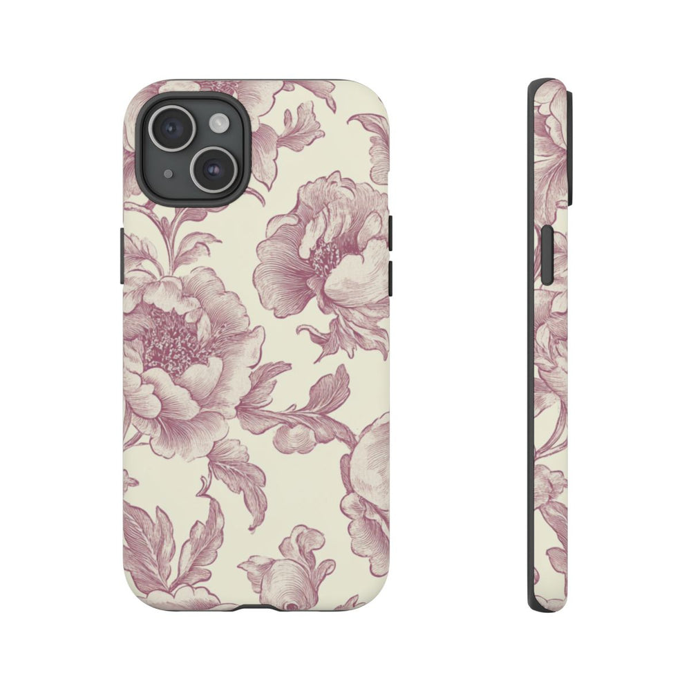Elegante Victoriaanse Bloemenprint