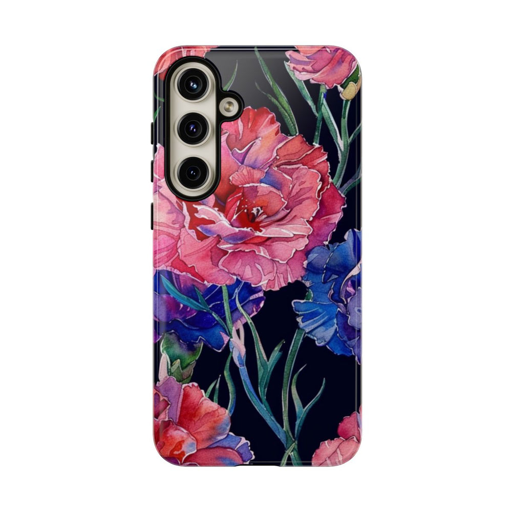 Aquarel Anjers Bloemenpatroon