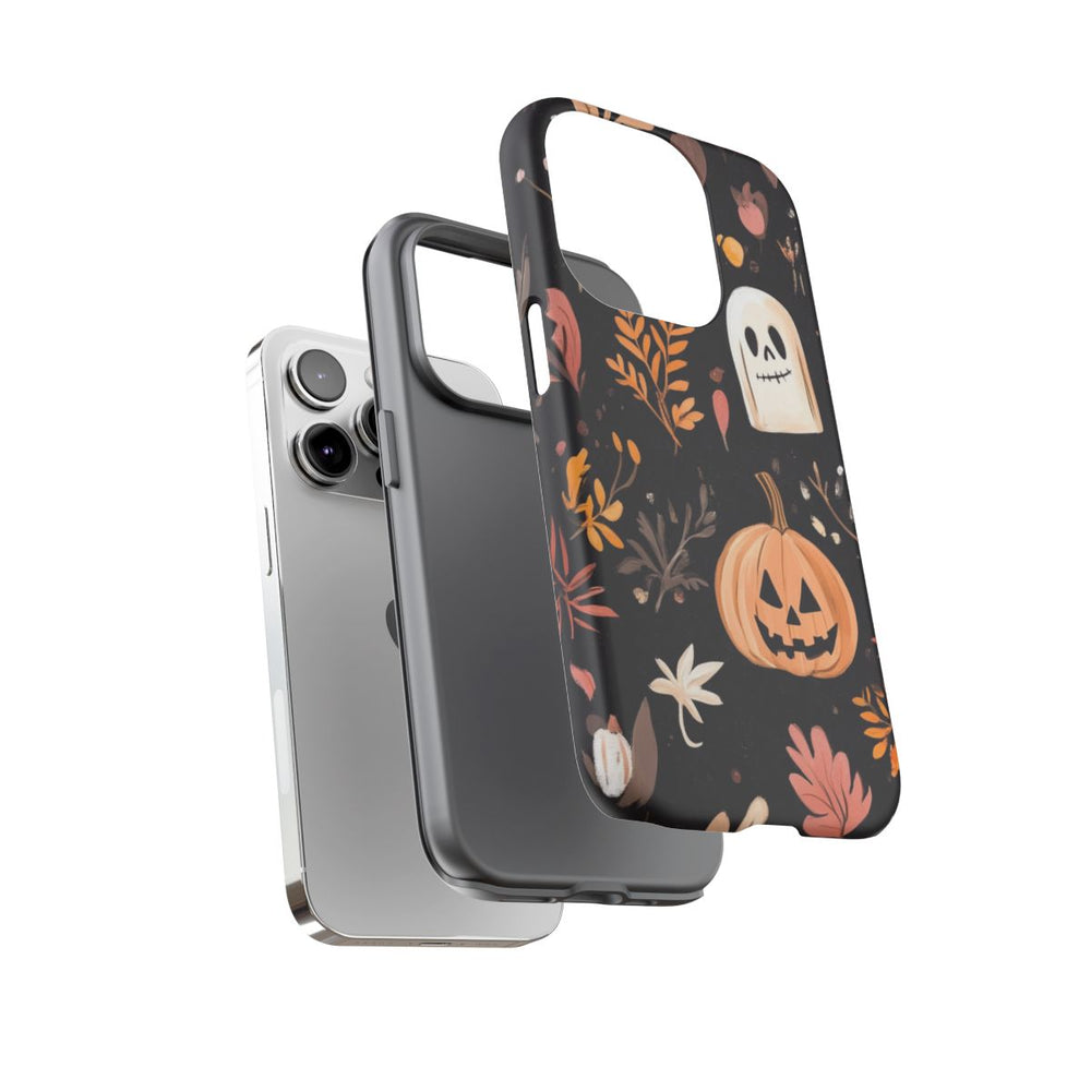 Halloween Pompoen- en Spookmotief