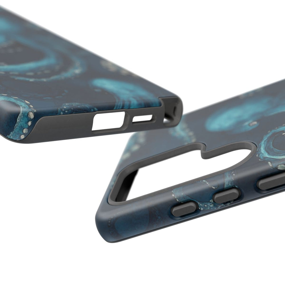 Blauw Octopus Tentakelpatroon
