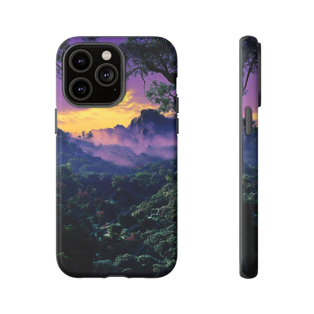 Sprookjesachtige Junglezonsondergang