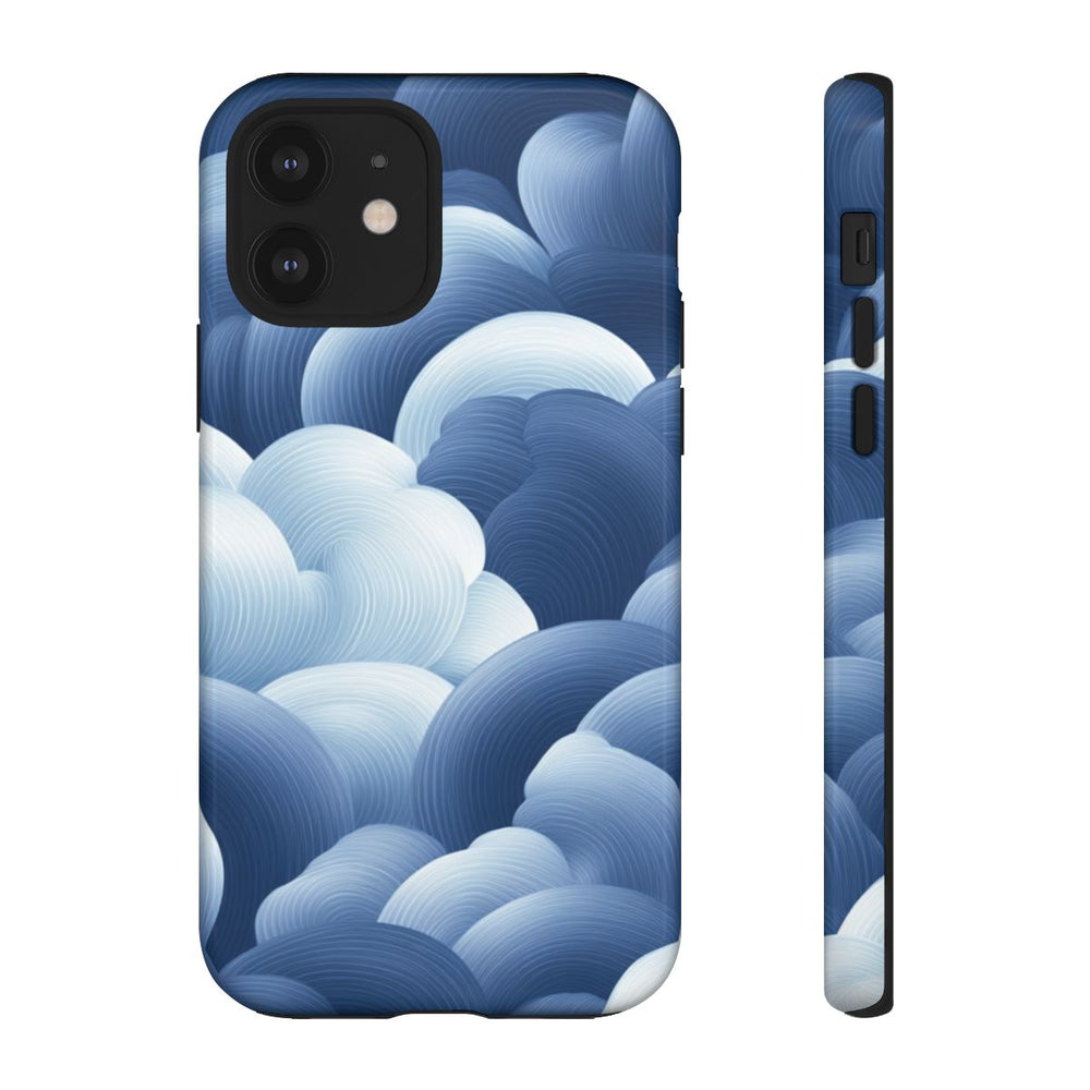 Blauw-Wit Wolkenpatroon